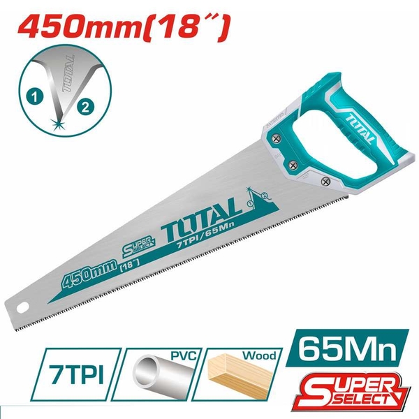 Cưa tay lá liễu 450mm THT55450 TOTAL