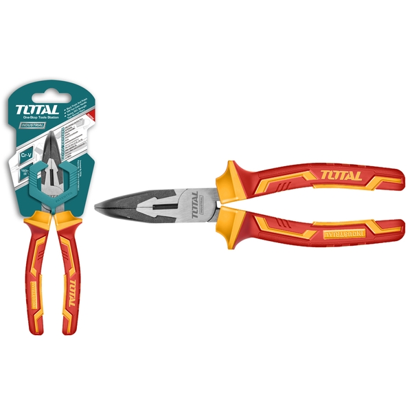 Kềm mũi nhọn mỏ cong cách điện THTIP2481 TOTAL