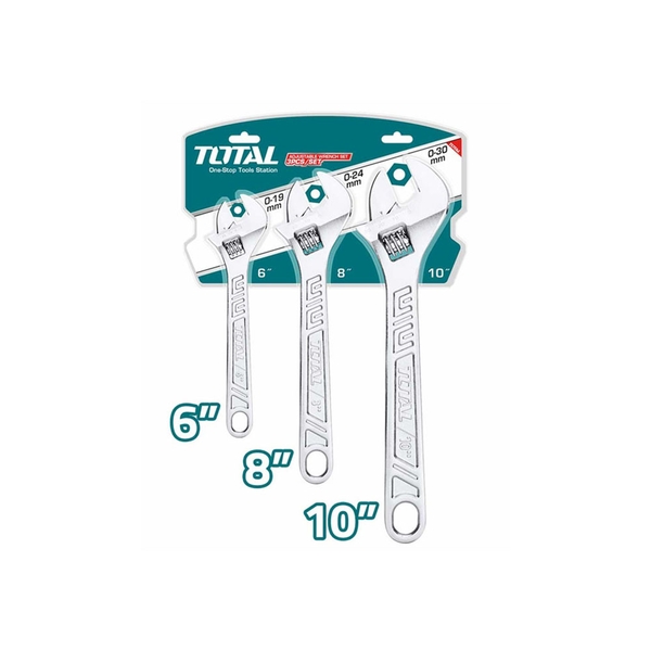 Bộ 3 mỏ lết răng THTK1013 TOTAL