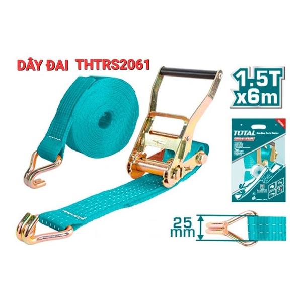 Dây đai 1.5Tx6m móc J THTRS2061 TOTAL