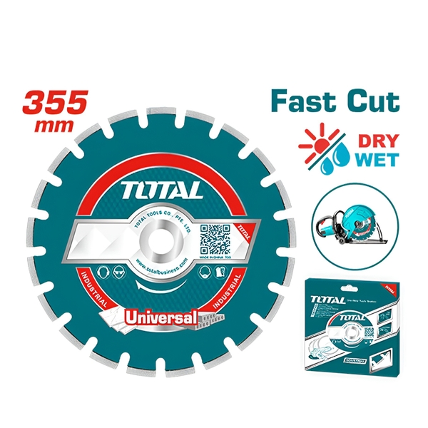 Đĩa hợp kim nhân tạo dùng cắt nhựa đường và bê tông  TAC2113551 TOTAL