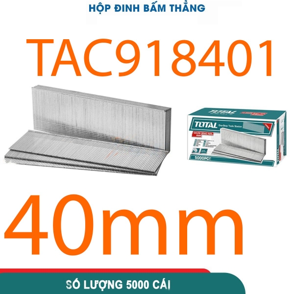 Đinh bấm thẳng 40mm TAC918401 TOTAL