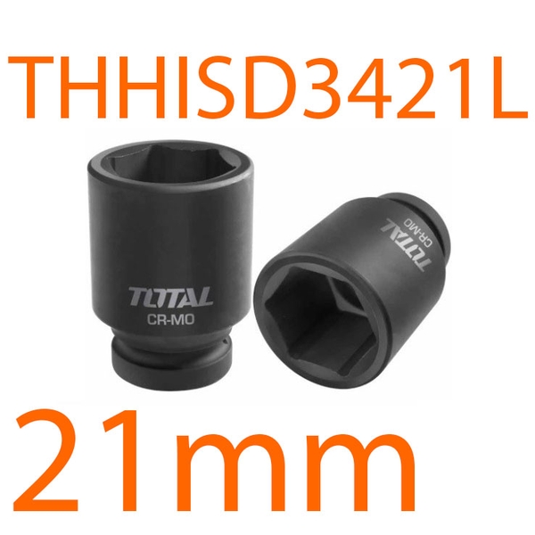 Đầu tuýp tác động 3/4inch 21mm THHISD3421L TOTAL