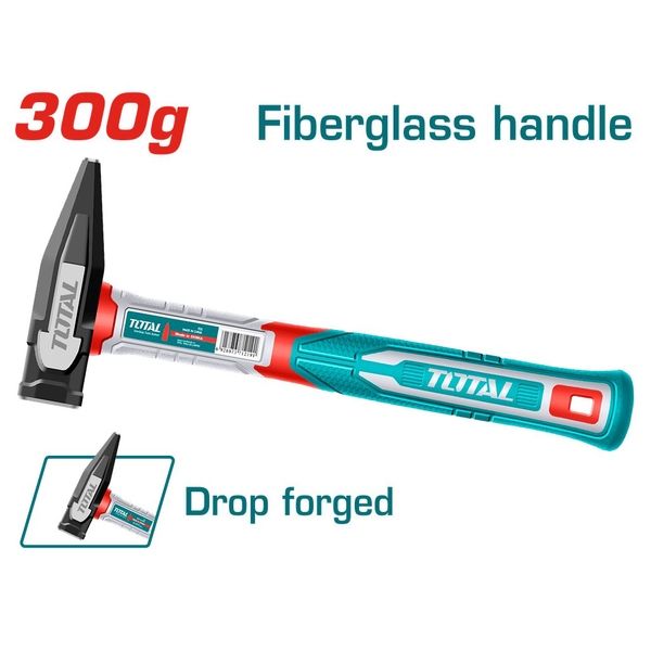 Búa đinh đầu dẹp & vuông 300g THMH62300 TOTAL