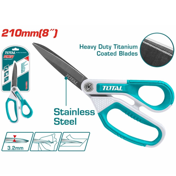 Kéo tiện ích 210mm THSCRS812108 TOTAL