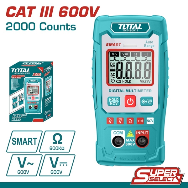 Đồng hồ đo điện vạn năng TMT460011 TOTAL