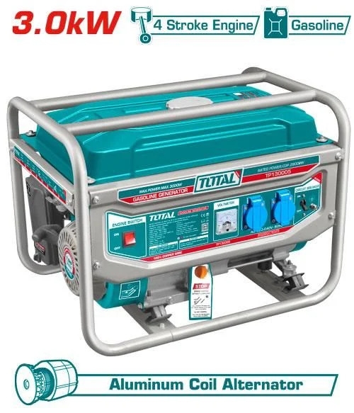 Máy phát điện dùng xăng BH 12 THÁNG TP130005 TOTAL