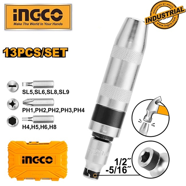 Tua Vít Đóng 13 Chi Tiết HIDS1301 INGCO