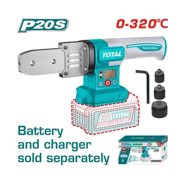 Máy hàn ống nước dùng pin 20V (không kèm pin & sạc) TOTAL TWTLI2018