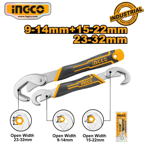 Bộ Mỏ Lết Đa Năng HBWS110808 INGCO