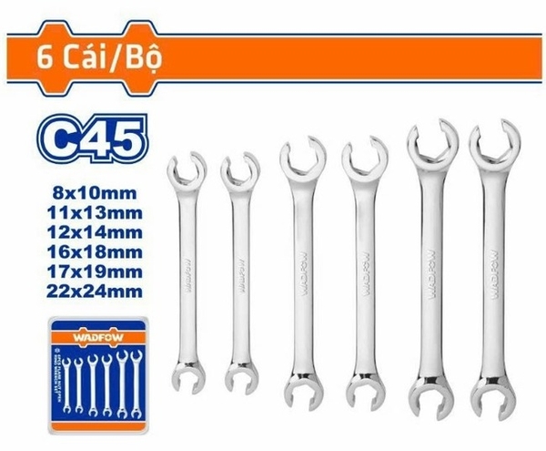 Bộ 6 Cờ Lê Hai Miệng WDS2406 WADFOW