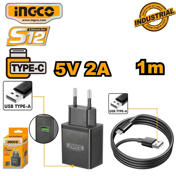 Đầu Sạc 5V/2A FCLI120502 INGCO