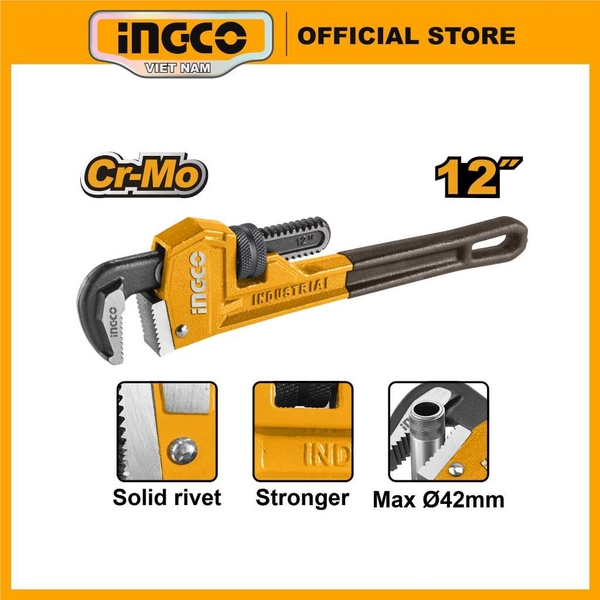 Mỏ Lết Răng HPW0812 INGCO