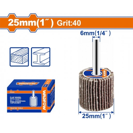 Nhám Xếp Trụ 25X6Mm 40# WYW2501 WADFOW