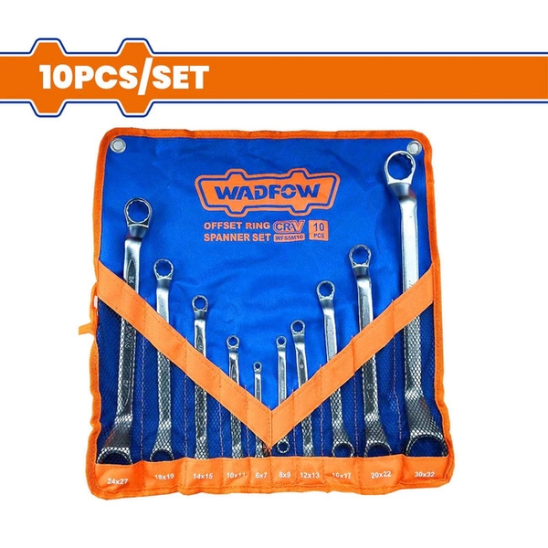 Bộ 10 Cờ Lê 2 Đầu Vòng WFS5M10 WADFOW