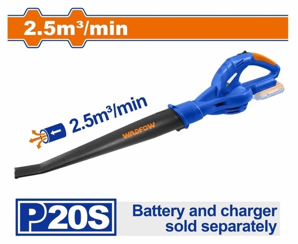 Máy thổi bụi dùng pin 20V- 2.5m3/min (không kèm pin sạc) WADFOW - WBL1525
