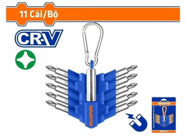 Bộ 11 Mũi Bắt Vít Từ WBS1602 WADFOW