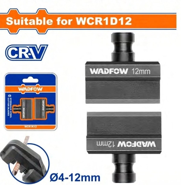 Lưỡi Cắt Thép Thủy Lực 4- 12Mm WCR1K12 WADFOW