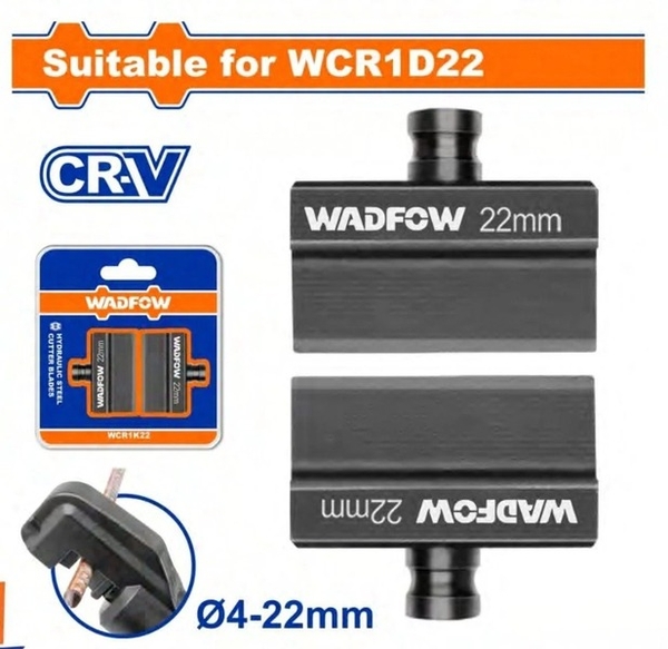Lưỡi Cắt Thép Thủy Lực 4- 22Mm WCR1K22 WADFOW