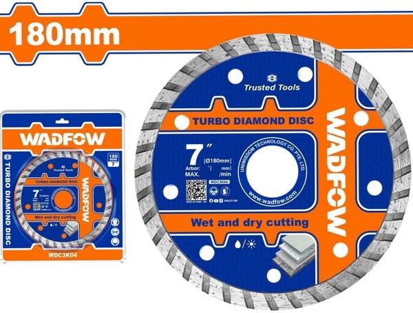 Lưỡi Cắt Gạch Đa Năng 180X22.2Mm WDC3K04 WADFOW