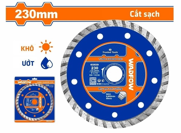 Lưỡi Cắt Gạch Đa Năng 230X22.2Mm WDC3K05 WADFOW