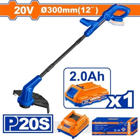 Máy cắt cỏ dùng pin 20V-300mm WADFOW WGTP535