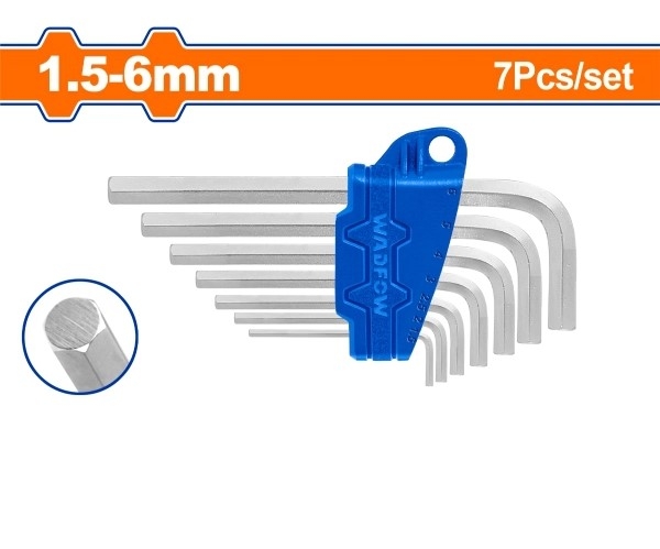 Bộ 7 Chìa Lục Giác 1.5-6Mm WHK1671 WADFOW