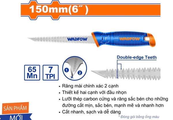 Cưa Ván Tường Hai Cạnh 150Mm(6