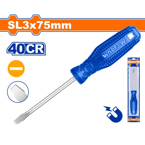 Tua Vít Dẹp Sl3X75Mm WSD3933 WADFOW