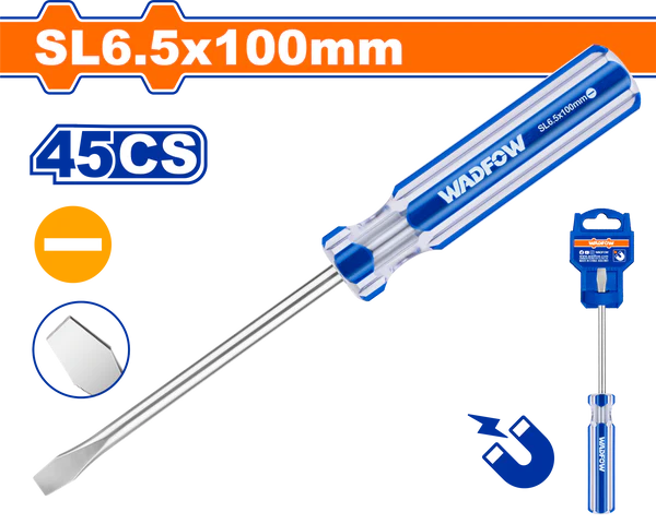 Tua Vít Dẹp Sl6.5X100Mm WSD5264 WADFOW