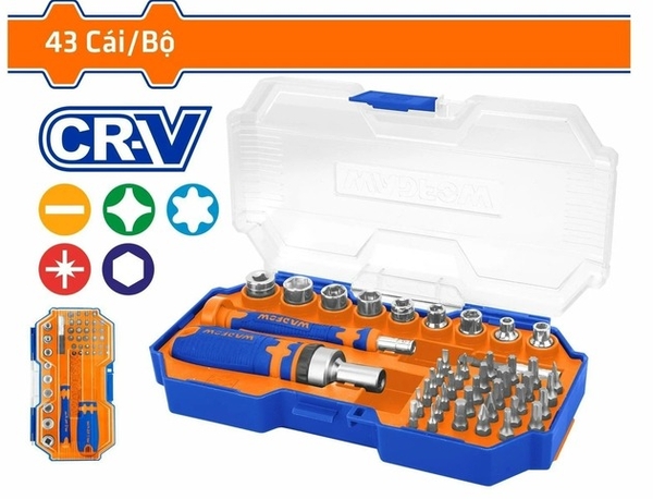 Bộ 43 Chi Tiết Bắt Vít WSS8B43 WADFOW