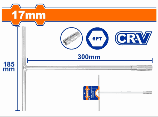 Tay Vặn Chữ T Đầu Lục Giác 17Mm WTH1117 WADFOW
