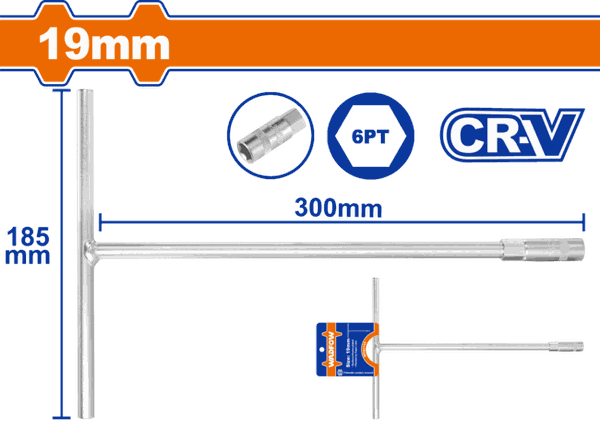 Tay Vặn Chữ T Đầu Lục Giác 19Mm WTH1119 WADFOW