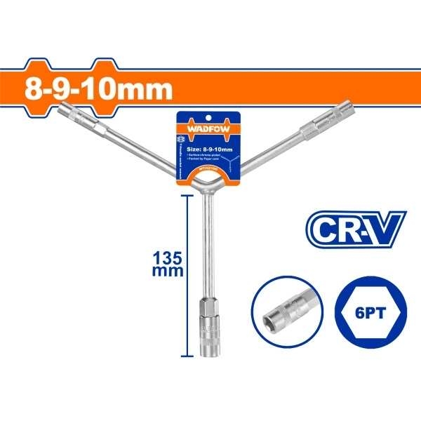 Tay Vặn Chữ Y Đầu Lục Giác 8-9- 10Mm WTH2100 WADFOW