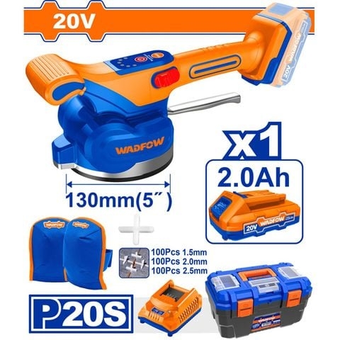 Bộ Máy rung ốp lát gạch dùng pin 20V WADFOW WTVM1D125