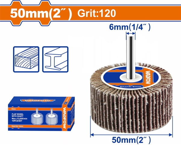 Nhám Xếp Trụ 50X6Mm 120# WYW5004 WADFOW