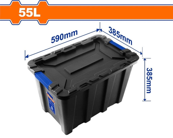 Hộp Nhựa Trữ Kho Đen 55L WTB3355 WADFOW