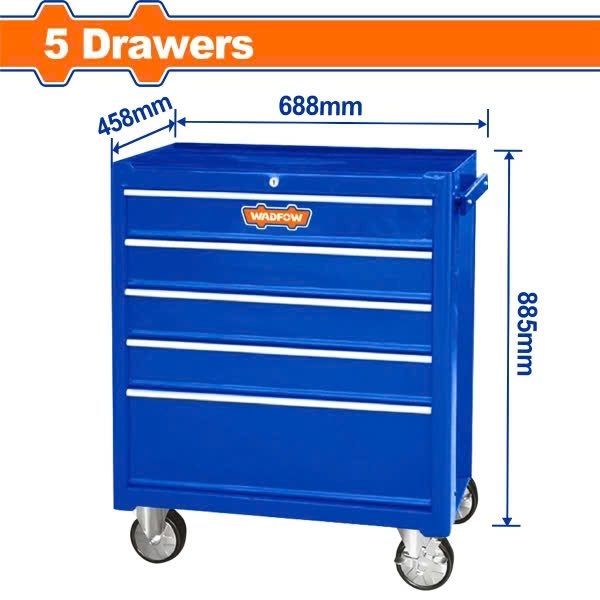 Tủ Đựng Dụng Cụ 5 Ngăn Kéo 688X458X735MM WCS2A05 WADFOW