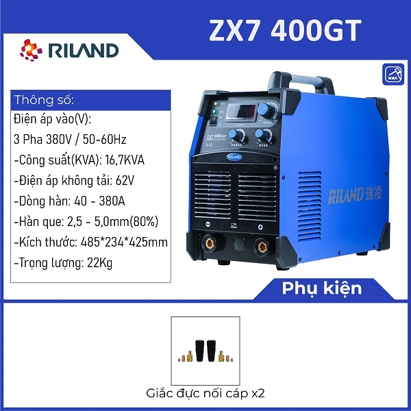 MÁY HÀN RILAND ZX7 400GT