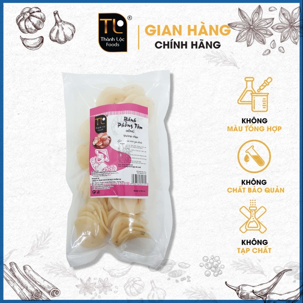 Bánh phồng tôm hồng (size 35) 200g