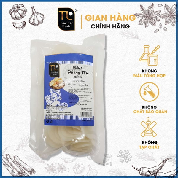 Bánh phồng tôm trắng (size 35) 200g
