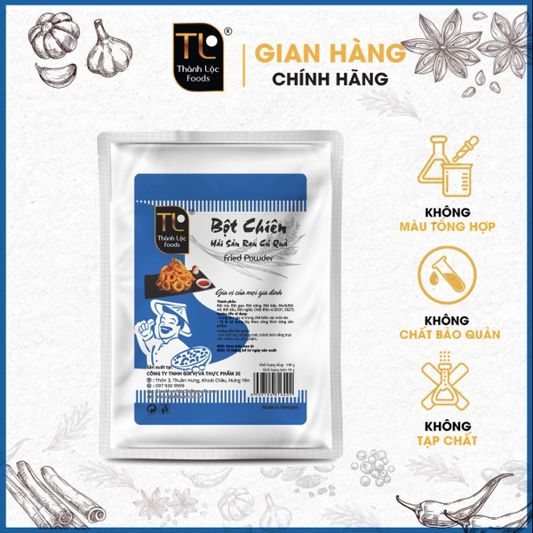 Bột chiên (hải sản rau củ quả) G100g