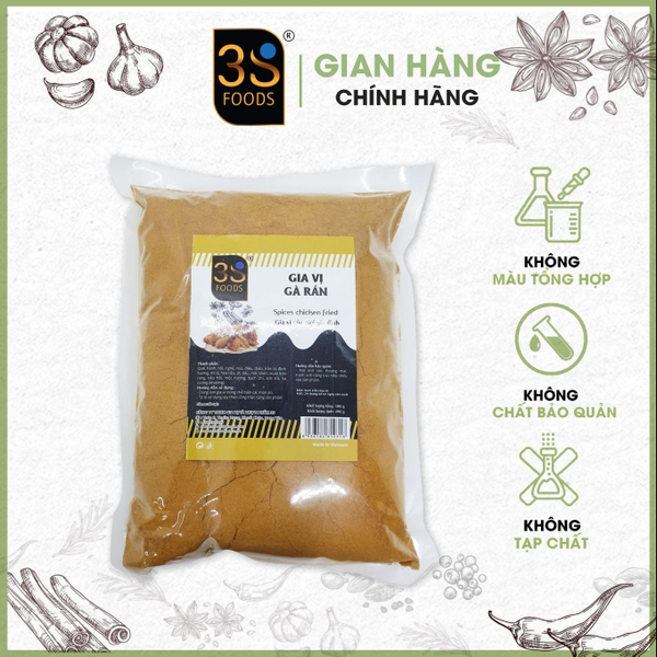 Gia vị gà rán G500g(490g)