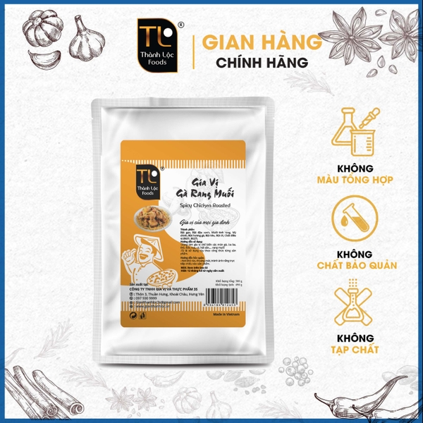 Gia vị gà rang muối G500g