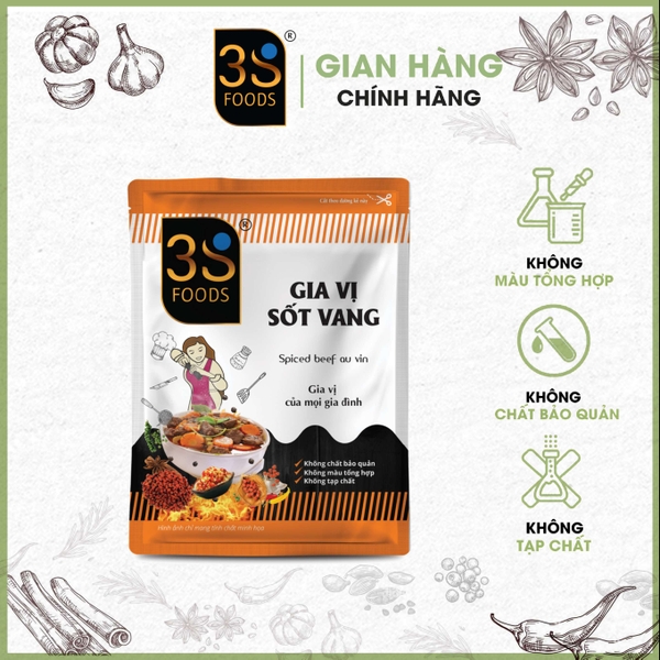 Gia vị sốt vang G10g(9.8g)