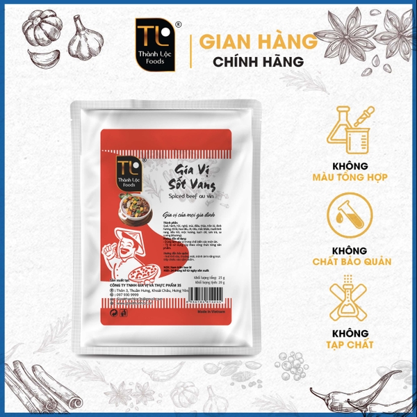 Gia vị sốt vang G25g