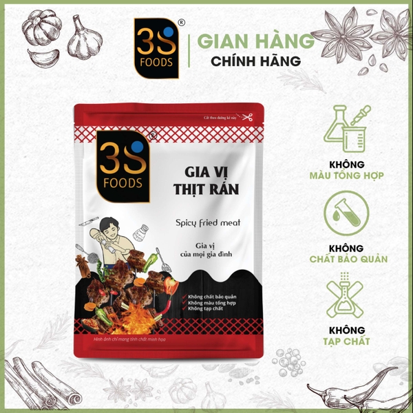 Gia vị thịt rán G10g(9.8g)