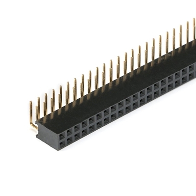 2x40 Pin 2.54mm DIP Straight Single Female Header