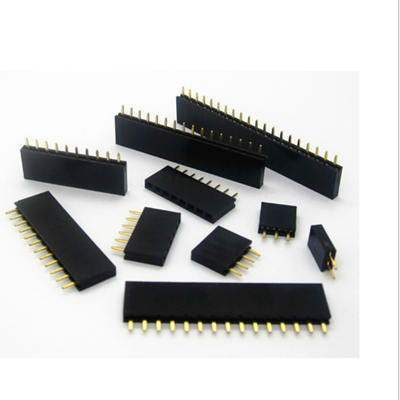 1x40 Pin 2.54mm DIP Straight Black color
