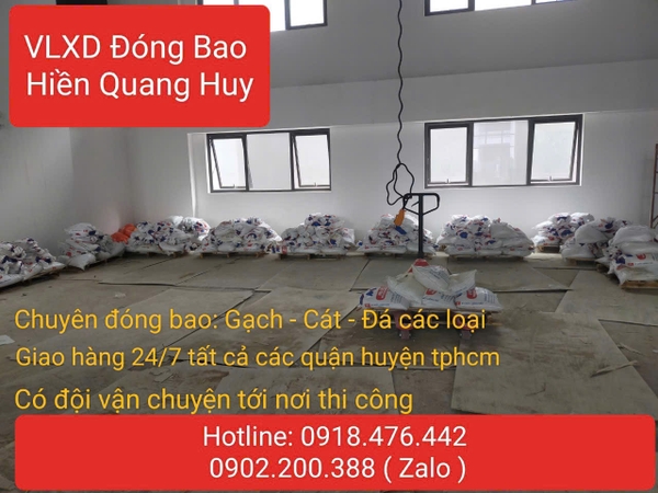 Cát đá xây dựng đóng bao quận thủ đức - 0902200388 ( call ,zalo )